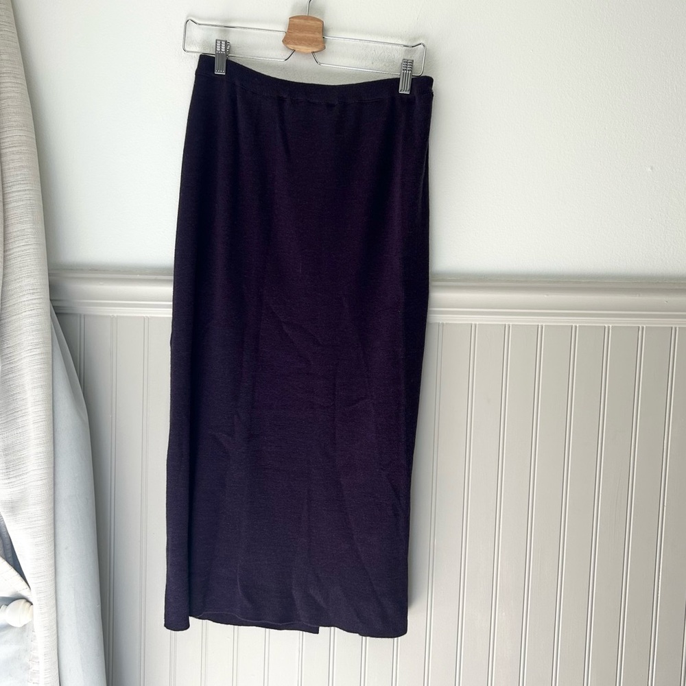 Vintage Merind Wool Blend Jessica Holbrook Small Purple Skirt